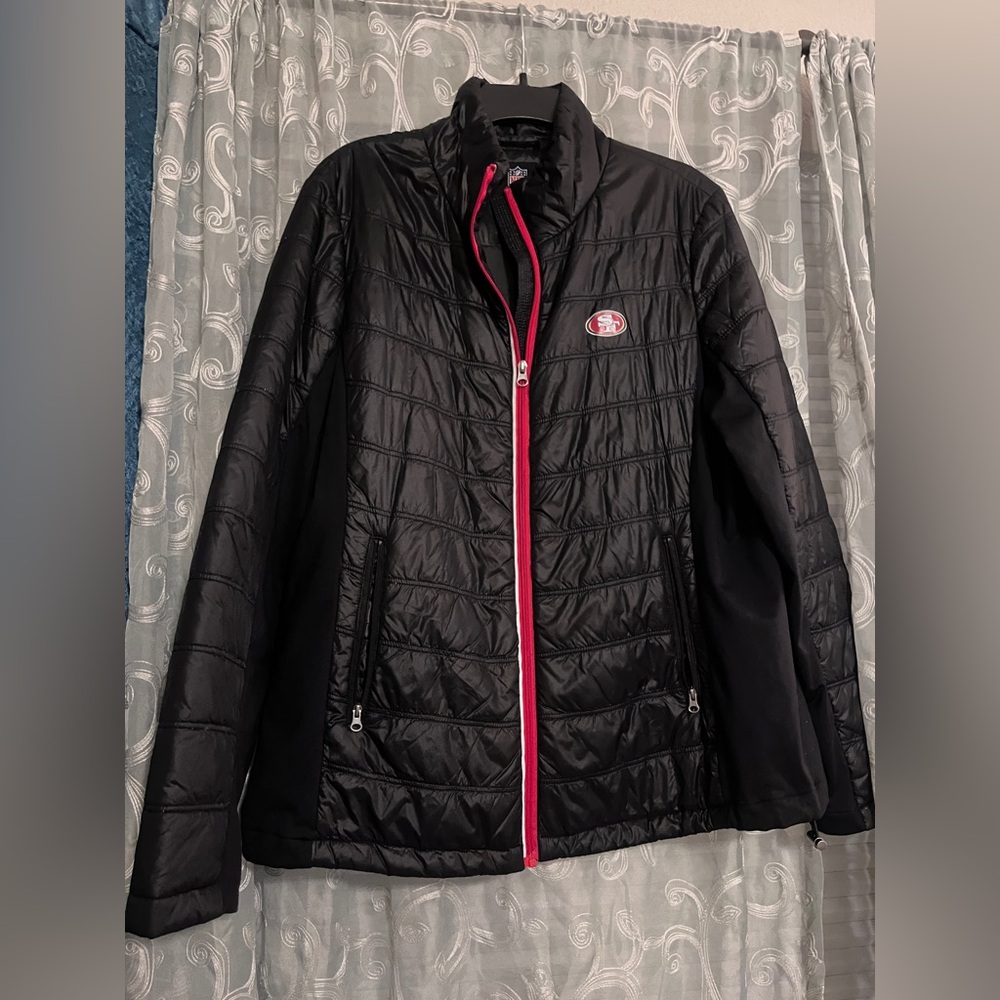 San Francisco 49er official NFL women’s XL puffy jacket